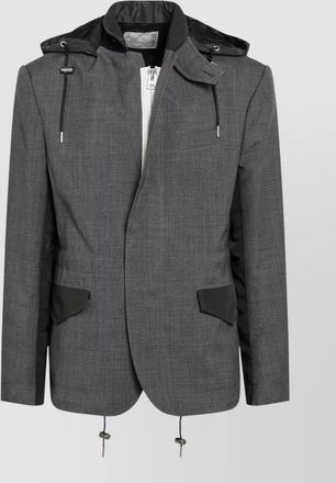 sacai hooded jacket