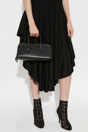 Alaia Delta Small Bag, Womens, Black