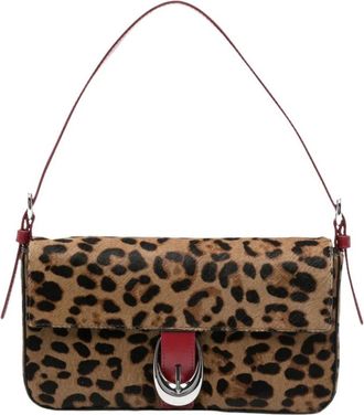 Staud Schoudertas met luipaardprint - Dames - Schoudertassen - Veelkleurig - ONE Size - Leer - Tassen