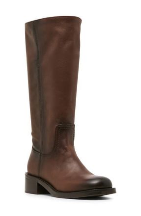 Steve Madden Rubi Knee High Boot in Brown Leather at Nordstrom, Size 8.5