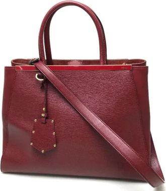 Fendi Pre-owned Leather fendi-bags - Dames - Vintage Handtas - Rood - ONE Size - Vintage