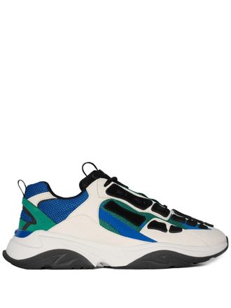 Amiri Bone Runner panelled sneakers - men - Nubuck Leather/Rubber/Fabric/Mesh - 40 - Black