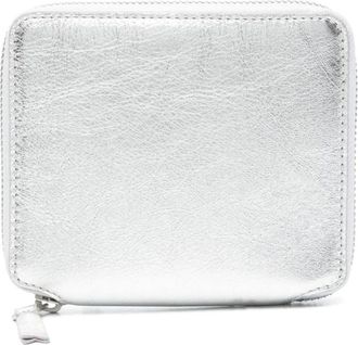 Comme Des Gar&ccedil;ons Portemonnee met rits - unisex - Portefeuilles - Grijs - ONE Size - Leer - Accessoires
