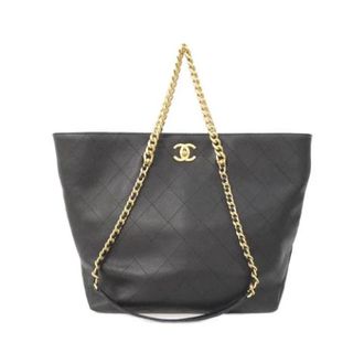 Chanel Bolso de hombro de piel caviar Pre-owned - Pre-owned - Mujer - Negro - ONE SIZE