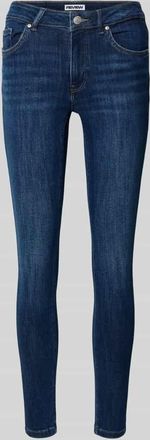 Review Slim Fit Jeans im 5-Pocket-Design in Dunkelblau, Gr&ouml;&szlig;e 24
