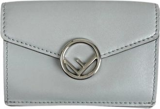 Fendi Pre-owned Wallets, female, Gray, Size: ONE SIZE Pre-owned Vintage Wallet (tri-fold)