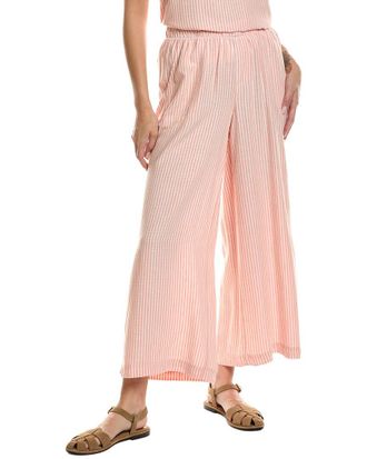 Splendid Linen Blend Palazzo Pant