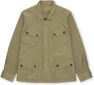 Fortela Dawgt Jungle Shirt in Sage Green at Nordstrom, Size 50 Eu