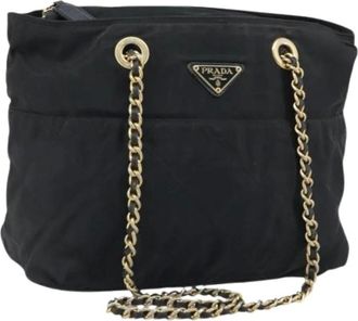 Prada Pre-owned Shoulder Bags, female, Black, Size: ONE SIZE Pre-owned Vintage Shoulder Bag
