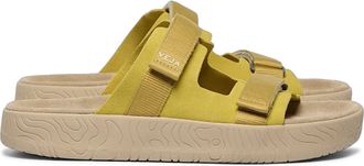 Veja Womens Arpoador Suede Sandals Yellow 35 EU