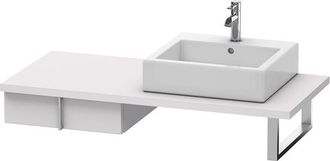 Duravit Duravit Vero Base Para Consola, 6568, 1 Caj&oacute;n, 500 Mm, Color (frente/cuerpo): Blanco Lila Seda Laca Mate - Ve656808787