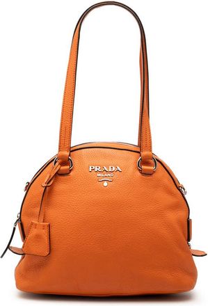 Prada Pre-owned Prada Vitello Daino Dome Satchel Ladies A17WZXQLL6AOFLAD