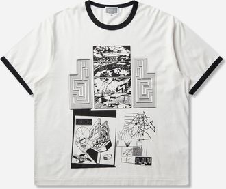 Cav Empt Men s FK SequencingPatch Ringer T-Shirt White