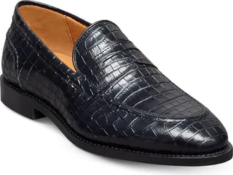 Allen Edmonds RANDOLPH2.0 in Black Croco Leather at Nordstrom, Size 9.5