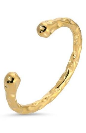 Eye Candy Los Angeles Capri Titanium Cuff Bracelet in Gold at Nordstrom Rack