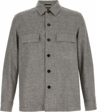 Ermenegildo Zegna Linen Mens Blouse