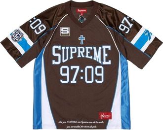 SUPREME FW26 Disciples Football Jersey Brown SUP-FW26-096-BRN