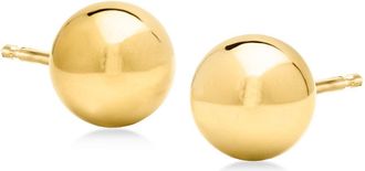 Ross-Simons 8mm 14kt Yellow Gold Ball Stud Earrings
