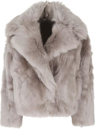 BLANCHA Dove Grey Toscana Shearling Jacket
