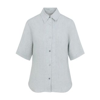 STUDIO NICHOLSON Shirts, female, Green, Size: S Este Shirt