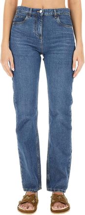 Etro Jeans With Logo Embroidery-Donna