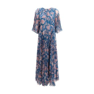 Etro Etro Womens Embellished Crystal Velvet Mini Dress - Medium Blue - Size EU 38 (Womens)