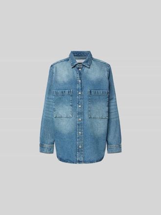 Iro Jeansbluse mit Brusttaschen in Jeansblau, Gr&ouml;&szlig;e 36