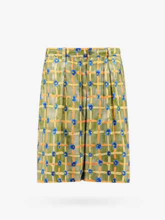 Marni Multicolor silk bermuda shorts - MARNI - gender_Man