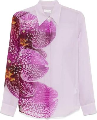 Dries Van Noten Floral-Print Shirt - Womens - Silk