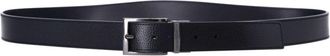Emporio Armani Blue Reversible Buckle Belt