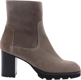 Catwalk Stijlvolle Enkellaarsjes voor Vrouwen - Dames - Laarzen met Hak - Grijs - 40 EU - Schoenen