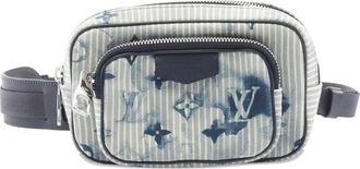 Louis Vuitton Marsupio a righe mini 2021 - Blu
