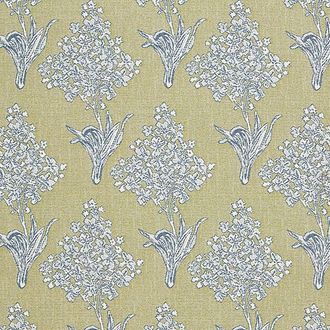 Ballard Designs Genevieve Green Sunbrella Performance Fabric by the Yard - Ballard Designs