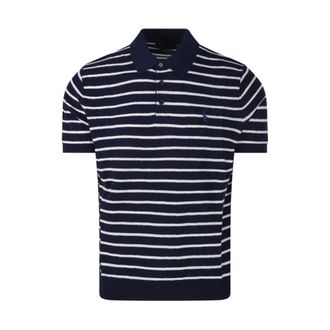 Ralph Lauren Polo Shirts, male, Blue, Size: XL Striped Polo