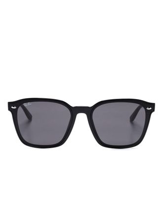 Ray-Ban oversize-frame sunglasses - unisex - Acetate - 66 - Black