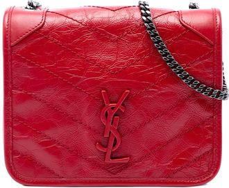 Saint Laurent Pre-owned Saint Laurent Crinkled Calfskin Niki Wallet on Chain Ladies Z2OL5HE1V7O8WXYV
