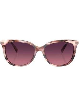 Coach Occhiali da sole con effetto tartarugato - Rosa