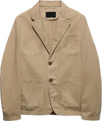 Prada Blazer monopetto - Toni neutri