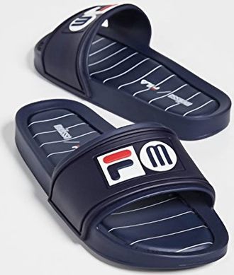 Melissa Womens Fila Slide Sandal In Blue