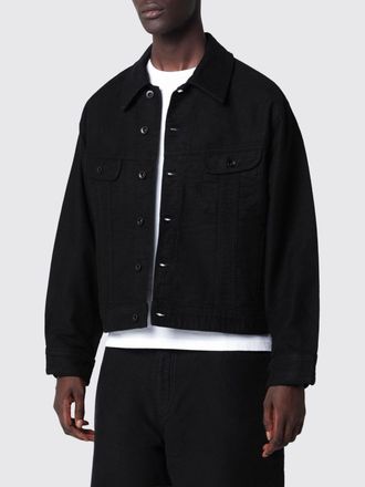 STUDIO NICHOLSON Cotton Shirt Jacket with Patch Pockets