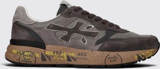 Premiata Sneakers Mick in pelle e suede con logo e effetto usurato
