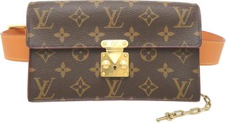 Louis Vuitton Brown Monogram Pouch (Pre-Owned)