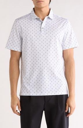 Bugatchi Victor OoohCotton Toucan Print Polo in Cement at Nordstrom Rack, Size Xxx-Large