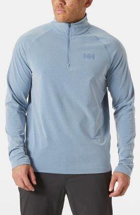 Helly Hansen Tyri Half Zip Pullover in 601 Washed Navy Melange at Nordstrom, Size X-Large
