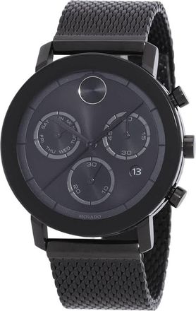 Movado Bold Evolution Chronograph Quartz Black Dial Mens Watch 3600760