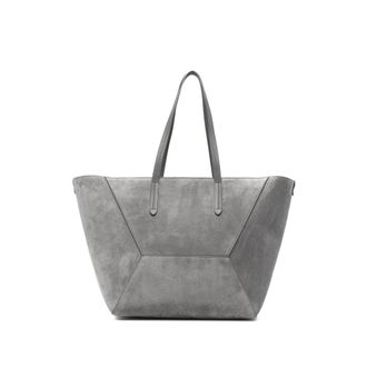 Brunello Cucinelli Panelled Suede Tote Bag