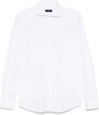 Fay Camicia elasticizzata in popeline - Bianco