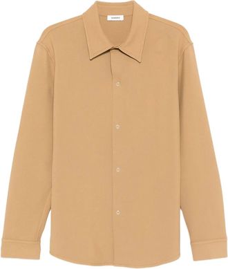 Sandro Camicia con abbottonatura - Marrone