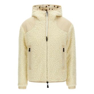 Moncler Felpa Grenoble Reversibile - - Sport - Donna - Beige - M