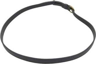 Miu Miu Pre-owned Lederen Riem - Dames - Vintage Accessoires - Zwart - ONE Size - Leer - Vintage